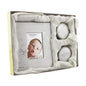 Noahs Ark Design Aluminium First Tooth, Curl & Photo Frame Gift Set - hanrattycraftsgifts.co.uk