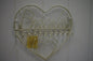 Cream Heart Jewellery Wall Mounted Bracelets Wire Writing - hanrattycraftsgifts.co.uk