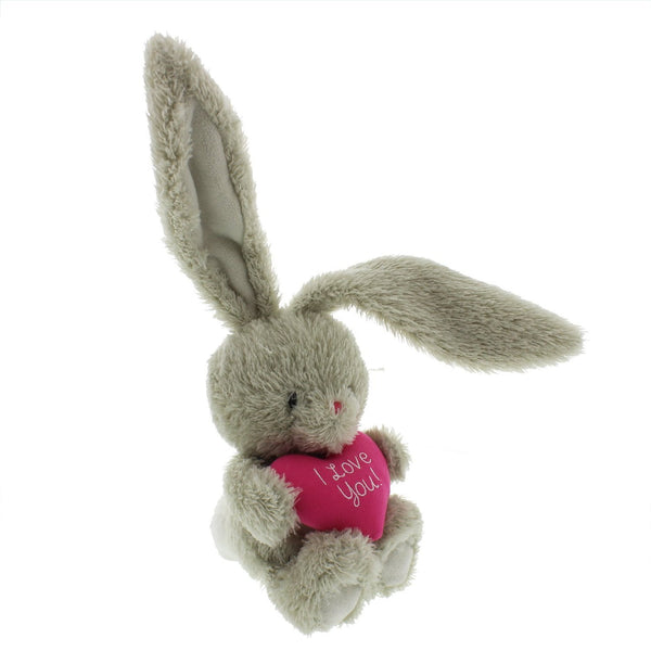 Bebunni Plush Rabbit 47cm With Heart 47cm - I Love You - hanrattycraftsgifts.co.uk