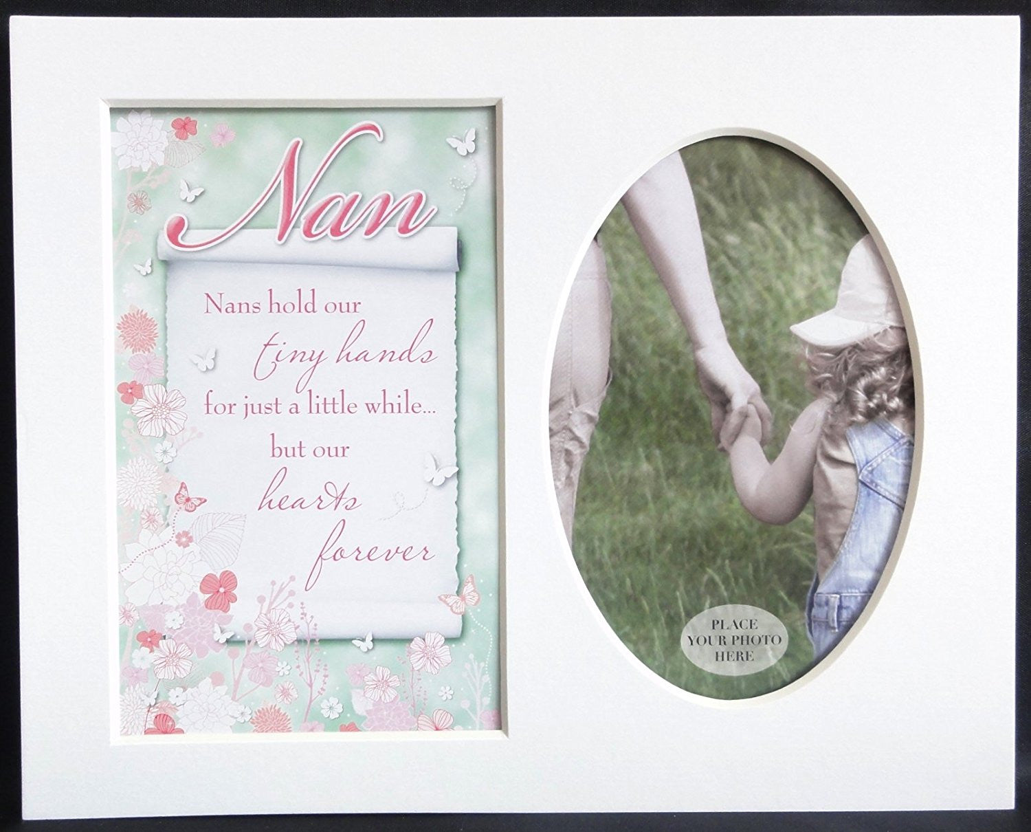 10 x 8 Sentiment Photo Mount Nan Message - hanrattycraftsgifts.co.uk