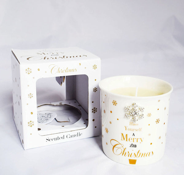 Christmas Scented Candle - hanrattycraftsgifts.co.uk