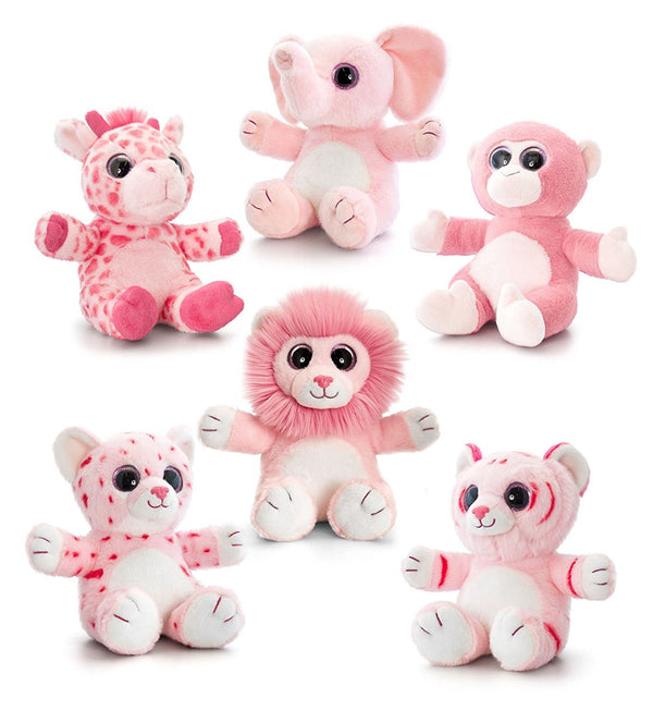 Wild Pink Animals - Monkey, Bear, Elephant, Lion, Tiger or Giraffe (Giraffe) - hanrattycraftsgifts.co.uk
