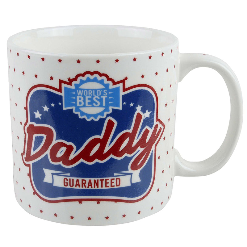 World's Best DAD DADDY GRANDAD Jumbo MUG/CUP by Leonardo Gift Box Fathers Day - hanrattycraftsgifts.co.uk
