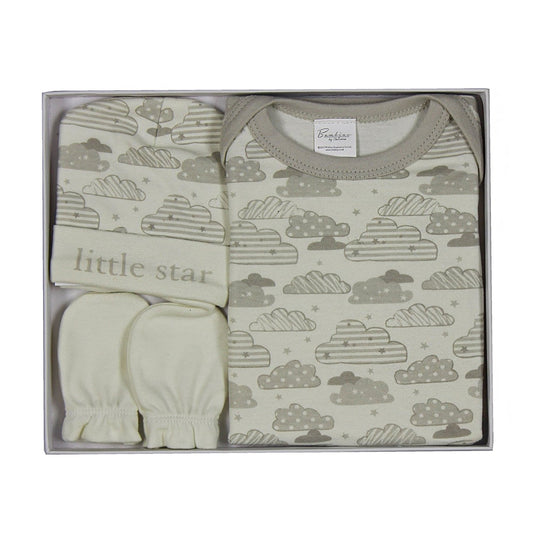 Bambino By Juliana Baby Gift - Babygrow Body Suit Hat & Mittens - CG947 - New - hanrattycraftsgifts.co.uk