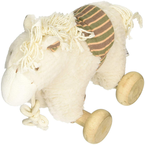 Imajo Classic Softie Pull Along Horse Toy - hanrattycraftsgifts.co.uk