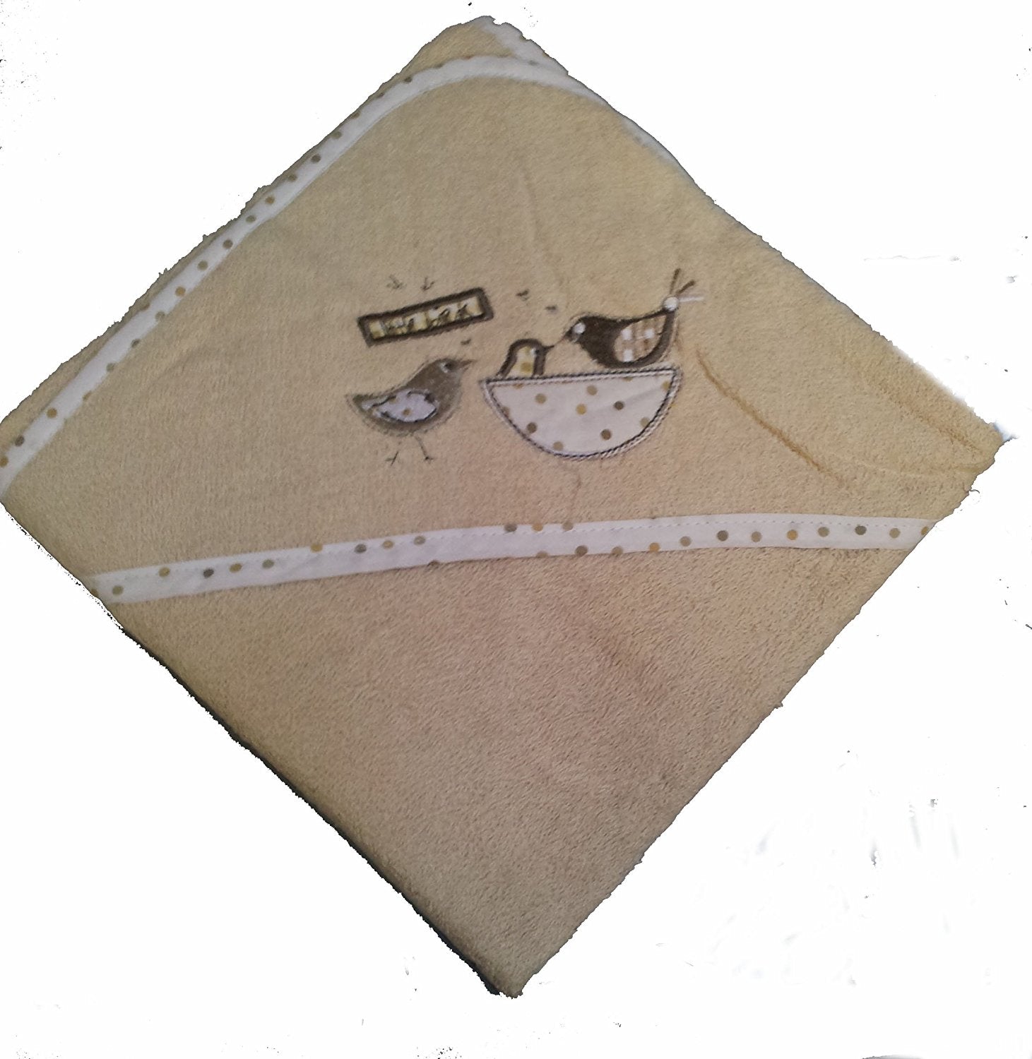 Little Birds Baby Hooded Towel Cuddle Robe - hanrattycraftsgifts.co.uk