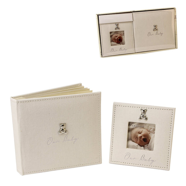 Bambino by Juliana Photo Frame and Album Gift Set - hanrattycraftsgifts.co.uk