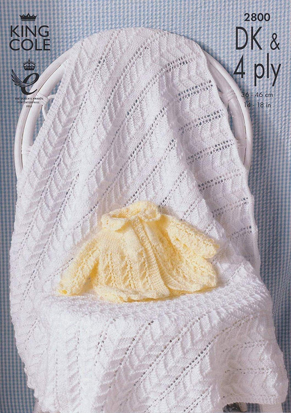 King Cole Baby Leaflet 2800 14&quot; - 18&quot; - hanrattycraftsgifts.co.uk