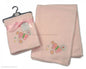 Waffle Baby Blanket Butterfly/Train Decorated T: 75 x 100 cm - Pink bw-112-938p - hanrattycraftsgifts.co.uk