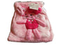 Baby 3d Wrap/Blanket - Bunny Color Pink 917 - hanrattycraftsgifts.co.uk