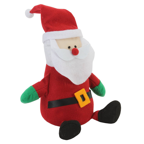 Home Living Santa Father Christmas Character Door Stop Gift Present Decoration - hanrattycraftsgifts.co.uk