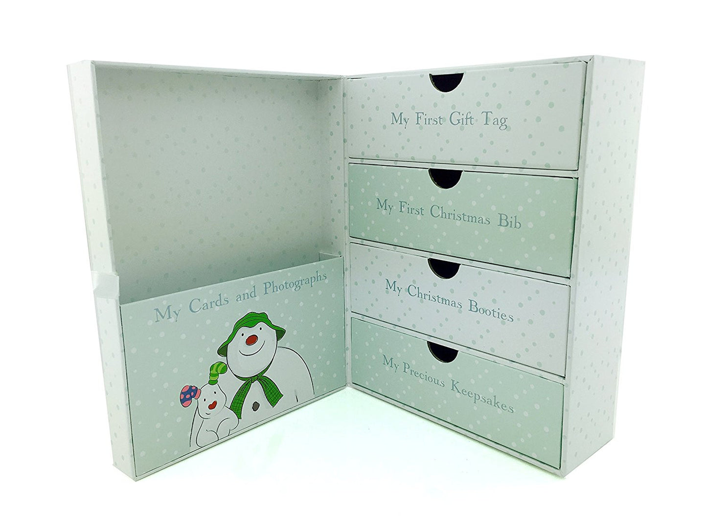 Baby's First Christmas Memories Keepsake Box Raymond Briggs Snowman - hanrattycraftsgifts.co.uk