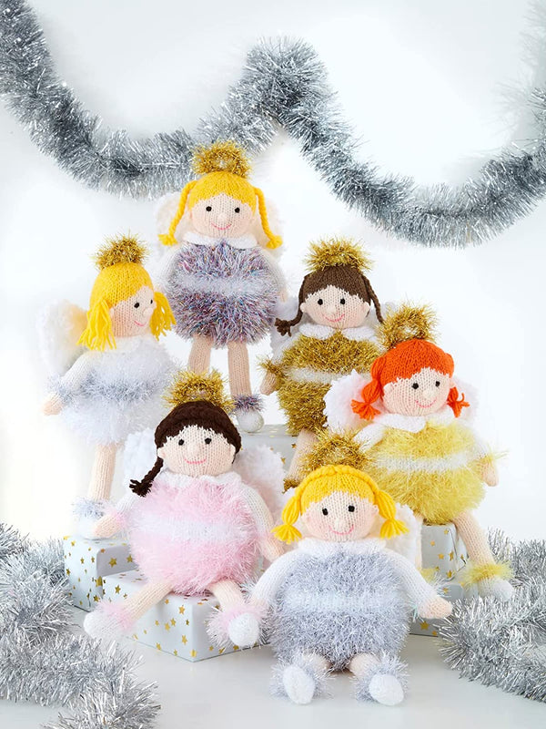 King Cole Tinsel & DK 9165 - Christmas decoration pattern with little angels