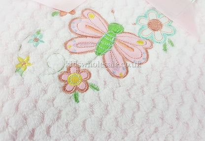 Baby Boys Girls Soft Touch Waffle Blanket Wrap In Multi Colours - hanrattycraftsgifts.co.uk