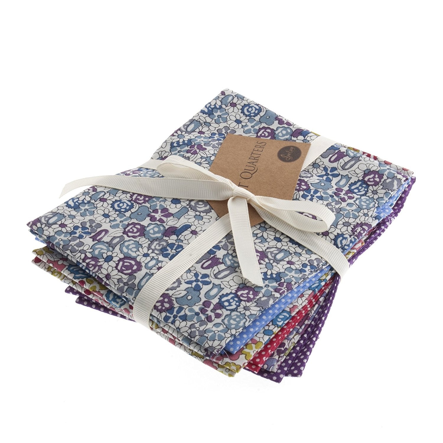 Purple Sew Easy Fat Quarter | Design 6 | Pack Of 6 | 45 x 54cm | ERFQ6 - hanrattycraftsgifts.co.uk