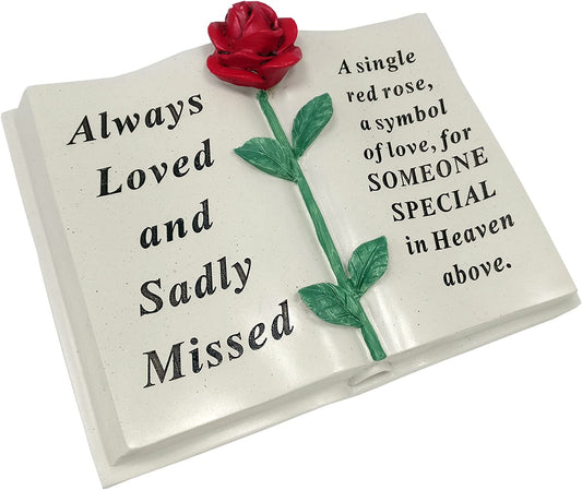 David Fischhoff Iemand Special Red Rose Memorial Book