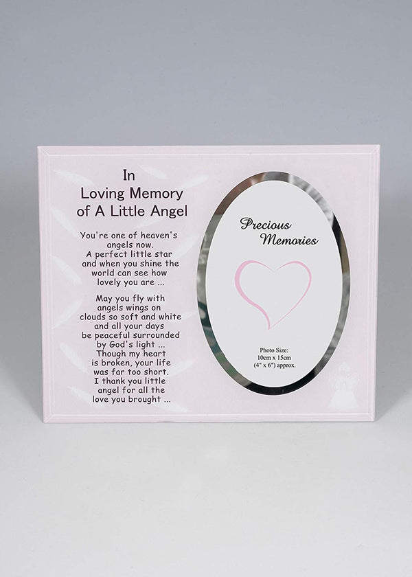 David Fischhoff Pink Little Angel FrameILM 19 x 23cm, 23 x 19 x 1 cm - hanrattycraftsgifts.co.uk