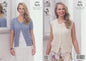 King Cole 3922 Knitting Pattern Waistcoat and Cardigan in King Cole Bamboo 4 Ply - hanrattycraftsgifts.co.uk