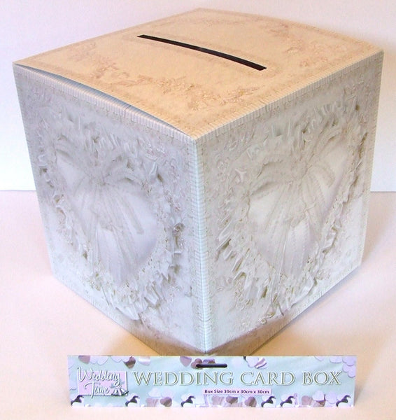 Wedding Card Box 30cmx 30cm x30cm - hanrattycraftsgifts.co.uk