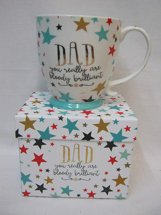 New BGT Tea Coffee Mug Dad You Really are Bloody Brilliant GW006 - hanrattycraftsgifts.co.uk