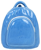 Ceramic Rucksack Money Bank in Blue - hanrattycraftsgifts.co.uk