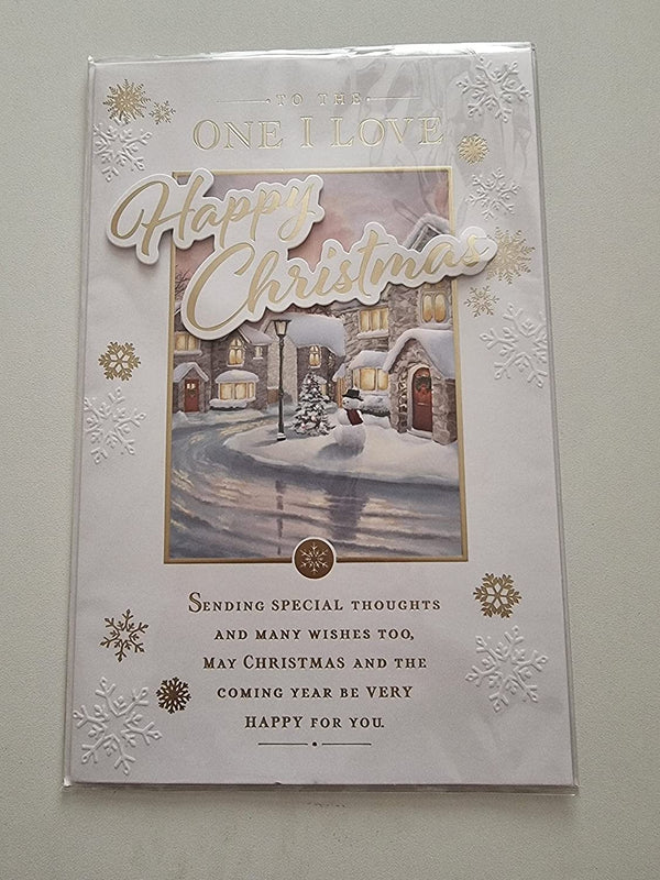 to the one i love christmas card