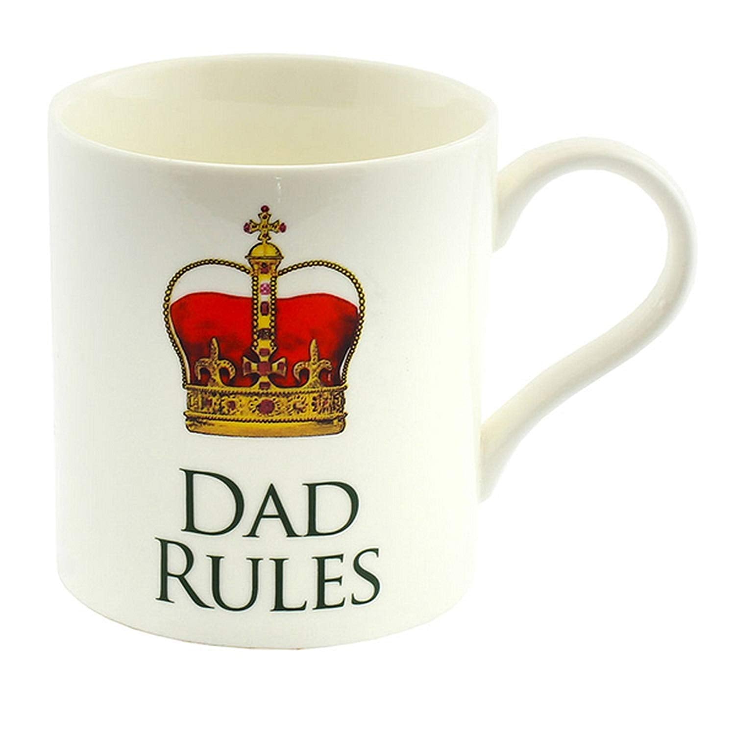 Lesser & Pavey Dad Rules Fine China Mug - hanrattycraftsgifts.co.uk