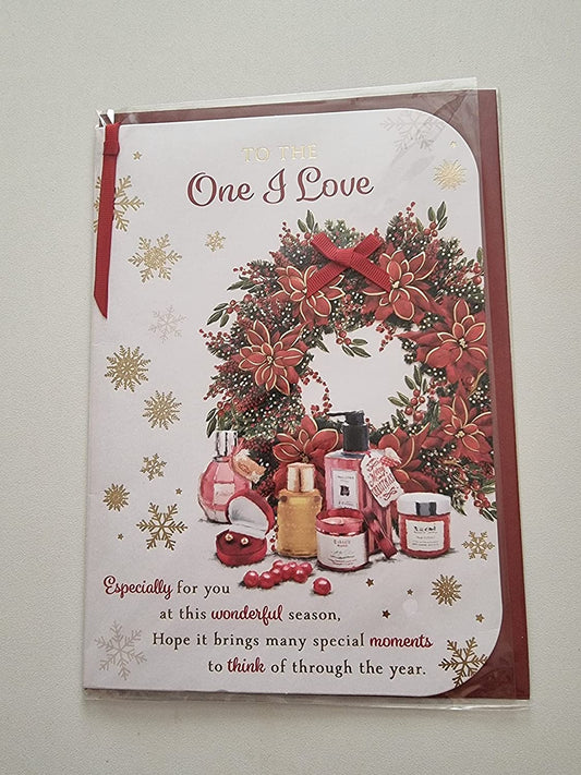 to the one i love Christmas card especially for you