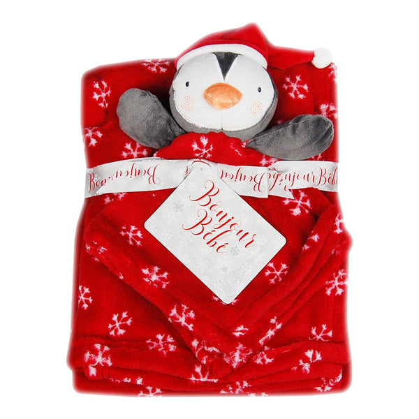 Newborn Baby Gifts Warm Blankets Sets For Girls Boys Unisex Winter Cotton Fleece Animal Comforter Christmas - hanrattycraftsgifts.co.uk