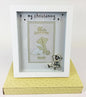 New Christening Photo Frame Keepsake Gift For Baby Girl Boy Box Present Silver - hanrattycraftsgifts.co.uk