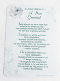 In Loving Memory - Of A Dear Grandad - Grave/Graveside Memorial Card - hanrattycraftsgifts.co.uk