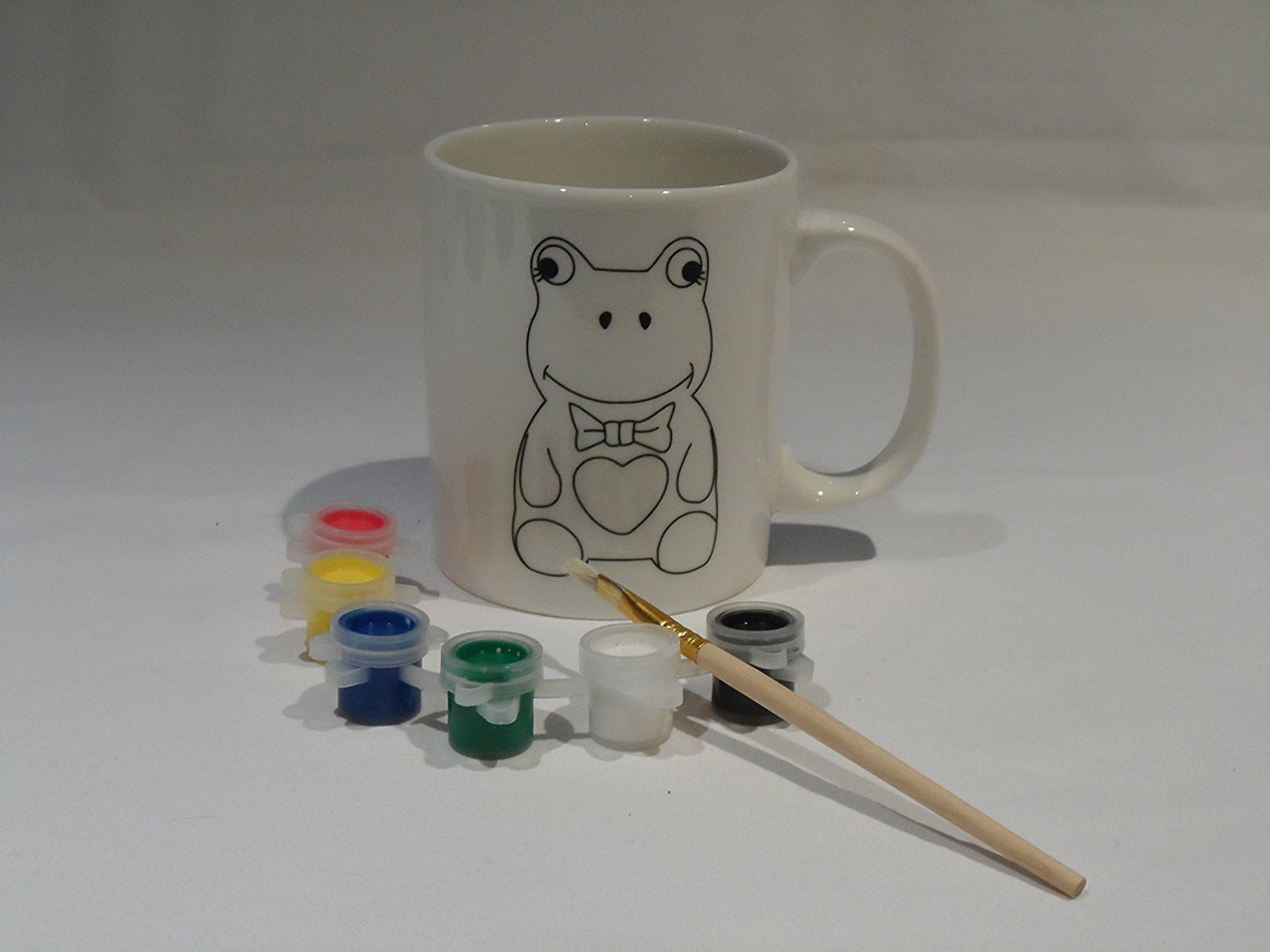 Children's Paint your own Animal Mug Cup Paint Filler Brush Christmas Stocking - hanrattycraftsgifts.co.uk