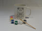Children's Paint your own Animal Mug Cup Paint Filler Brush Christmas Stocking - hanrattycraftsgifts.co.uk