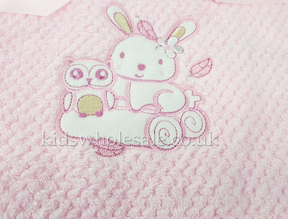 Baby Boys Girls Soft Touch Waffle Blanket Wrap In Multi Colours - hanrattycraftsgifts.co.uk