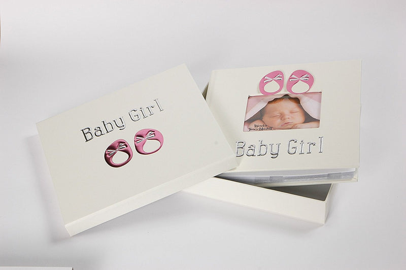 Wendy Jones-Blackett Photo Album 50pgs 4" x 6" - Baby Girl - hanrattycraftsgifts.co.uk