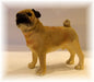 Leonardo Collection Pug Fawn Ornament Dog, Stone, Tan - hanrattycraftsgifts.co.uk