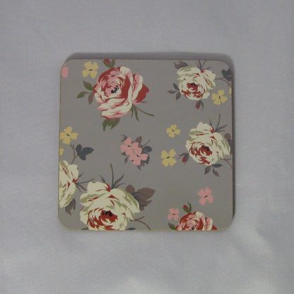 Vintage Floral Mug and Coaster Boxed Set by Jennifer Rose - hanrattycraftsgifts.co.uk