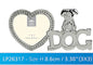 Diamante Love Dog Frame - LP26317, excellent gift for dog lovers, photo frame with heart-shaped frame, a must buy gift for animal lovers and pet lovers....Stock limited.... - hanrattycraftsgifts.co.uk