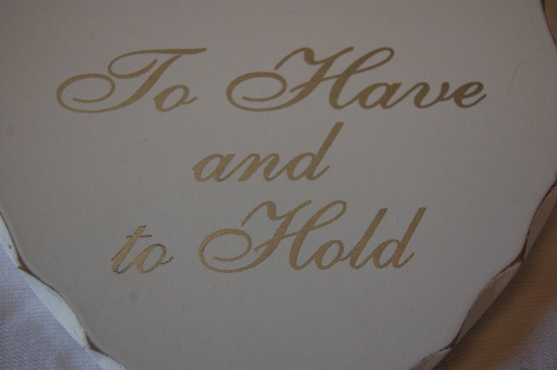White "Happy Ever After Begins Today" Miniature Hanging Wedding Plaque - hanrattycraftsgifts.co.uk