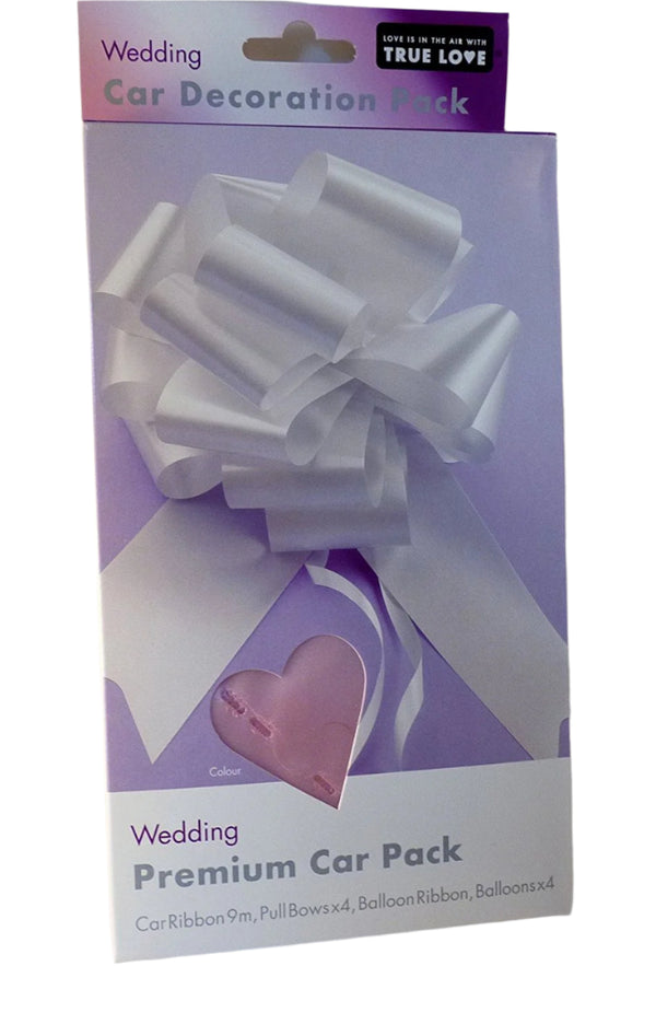 WEDDING CAR PINK PREMIUM QUALITY DECORATION KIT - hanrattycraftsgifts.co.uk