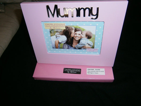 impressions by juliana pink mummy frame 6x4 - hanrattycraftsgifts.co.uk