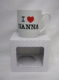New Celebrations I Love Nanna Mug Red Heart 61761 - hanrattycraftsgifts.co.uk
