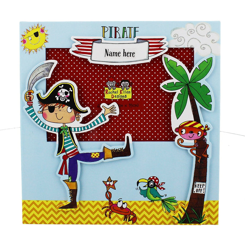 Rachel Ellen Collection Baby Boy Pirates Photo Frame - hanrattycraftsgifts.co.uk