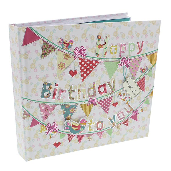 Beautiful Laura Darrington Happy Birthday to You Album - Decoupage Collection in Gift Box - hanrattycraftsgifts.co.uk