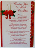 Daughter Grave Card - Christmas Memorial Grave Card - hanrattycraftsgifts.co.uk