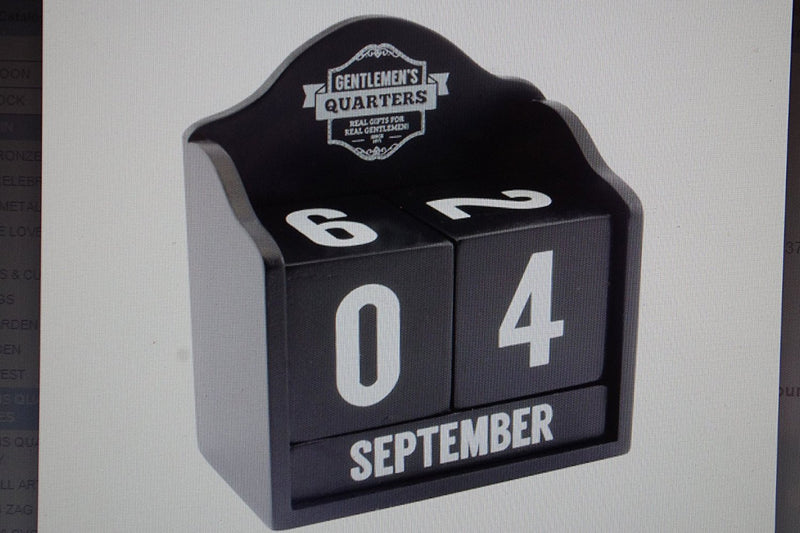 gentelmans quarters perpetual calendar x 1 - hanrattycraftsgifts.co.uk