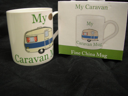 My Caravan Mug, Fine China - hanrattycraftsgifts.co.uk
