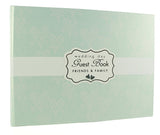 Love & Cherish Pearlised Paperwrap Guest Book Wedding Gift - hanrattycraftsgifts.co.uk