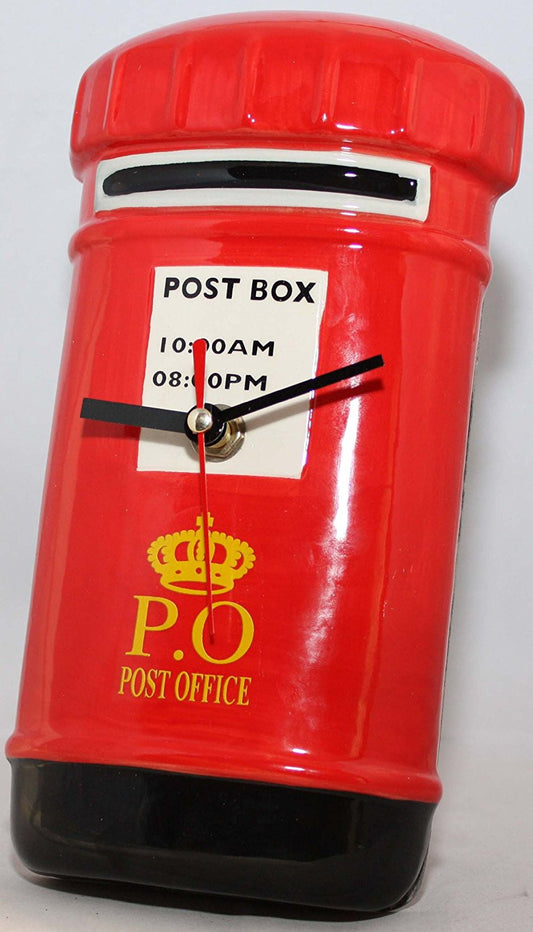 Post Box Wall Or Freestanding Clock - hanrattycraftsgifts.co.uk