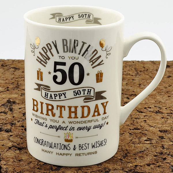 Signography 50th Birthday Gift mug (CM24550)
